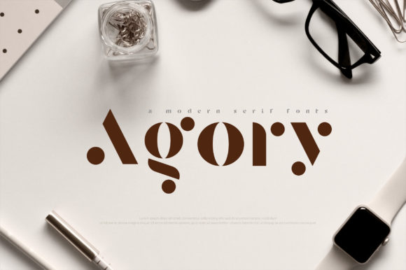 Agory Font: A Bold Display Type for Creative Projects