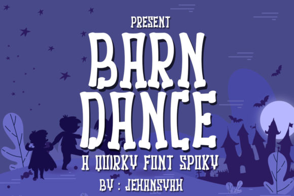 Barn Dance Display Font for Web Design Projects