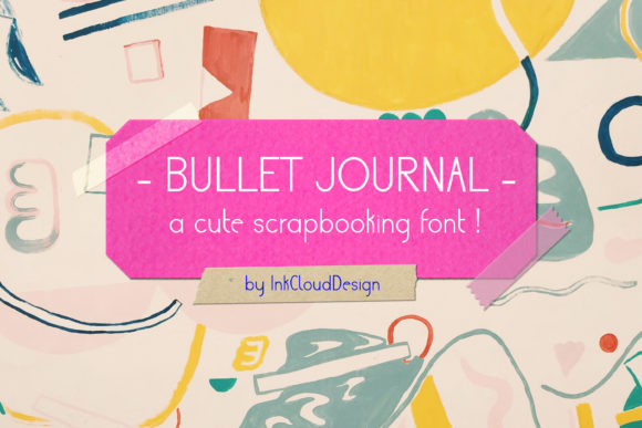 Bullet Journal Font for Editorial Design and Creative Projects