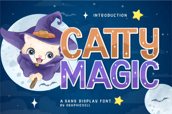Catty Magic Display Font for Web Design