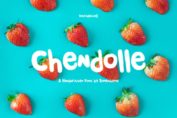 Chendolle: A Playful Display Font for Creative Projects