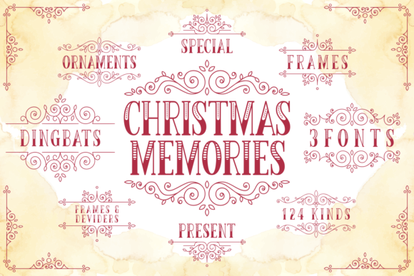 Christmas Memories Font for Festive Editorial Design