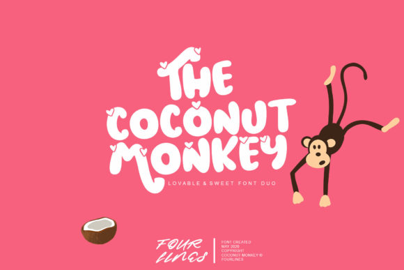 Coconut Monkey: The Bold Display Font for Campaigns That Pop