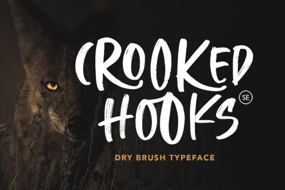 Crooked Hooks: The Bold Display Font for Handmade Creators
