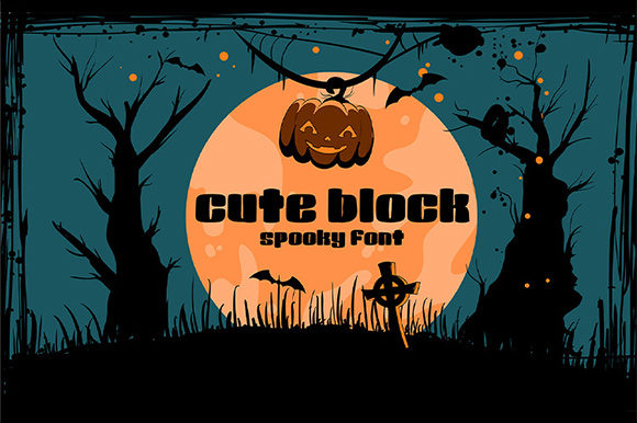 Cute Block Display Font for Editorial Design