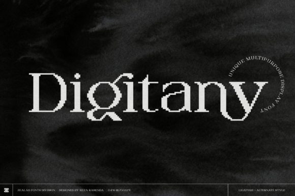 Digitany: A Display Font That Brings 80s Nostalgia to Modern Campaigns