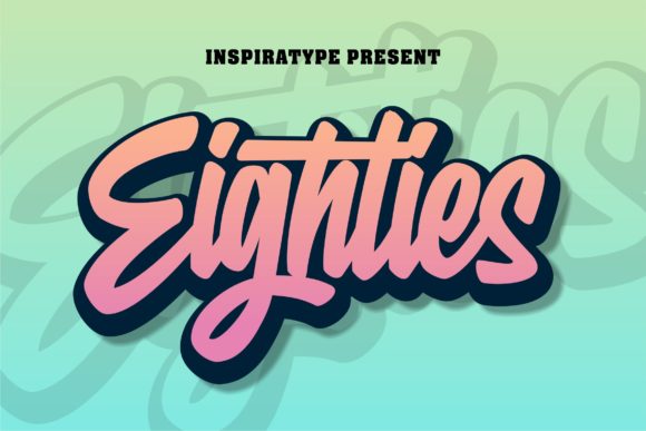 Eighties: A Retro Display Typeface for Modern Editorial Design