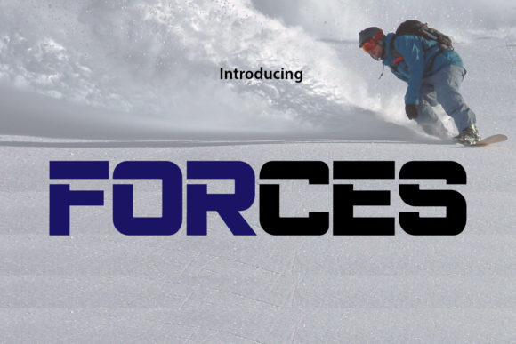 Forces: A Bold Display Font for Eye-Catching Campaigns