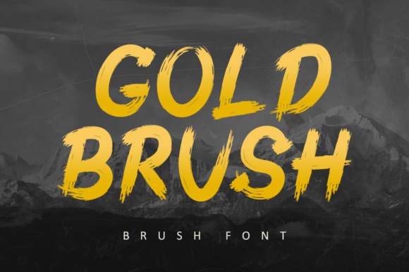 Gold Brush: A Bold Display Font for Eye-Catching Campaigns