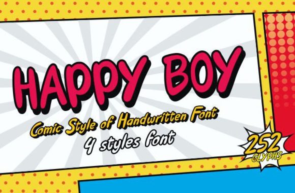 Happy Boy Font for a Fresh Editorial Look