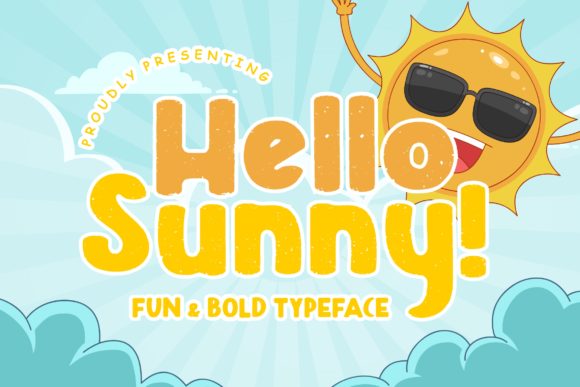 Hello Sunny: A Bold Display Font for Creative Makers