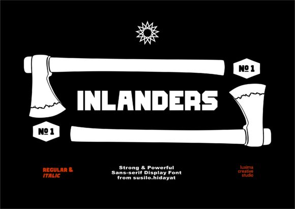 Inlanders: The Bold Display Typeface for Authentic Editorial Design