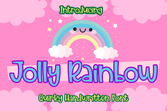 Jolly Rainbow: The Quirky Display Font for Campaigns That Pop