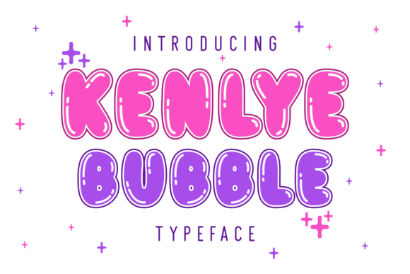 Kenlye Bubble: A Playful Display Font for Creative Projects