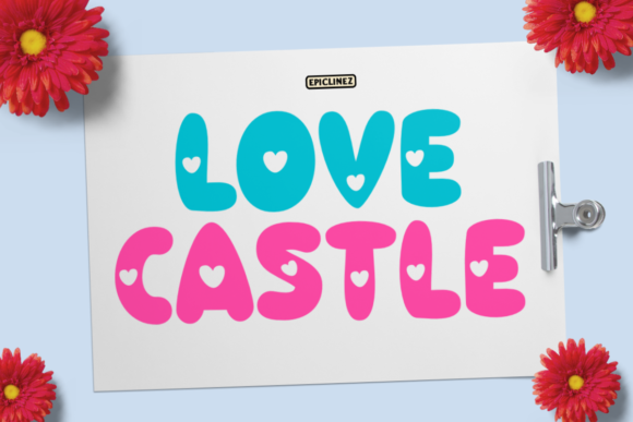Love Castle Font for Playful Branding and Creative Projects