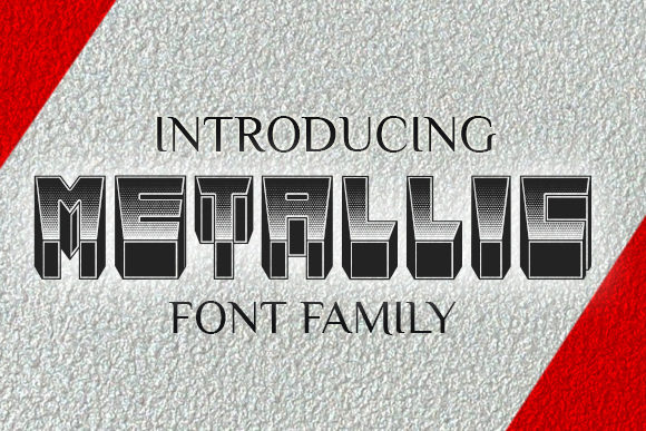 Metallic: The Premium Display Typeface for Scroll-Stopping Campaigns