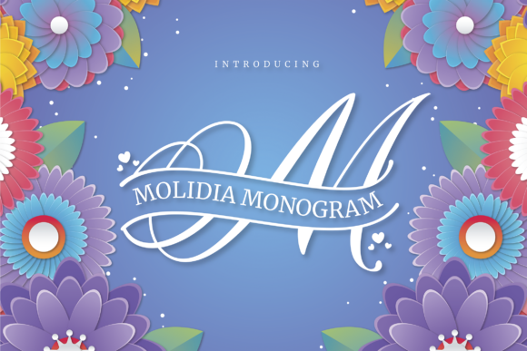Molidia Monogram: A Display Font for Modern Branding