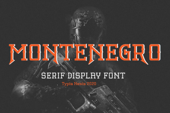Montenegro: A Bold Display Font for Editorial Design