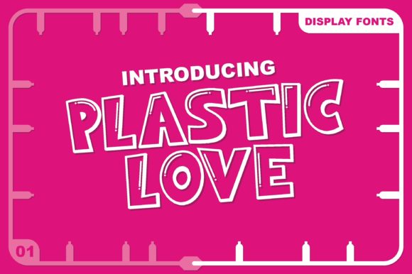 Plastic Love: A Font That Elevates Branding with Cheerful Display Style