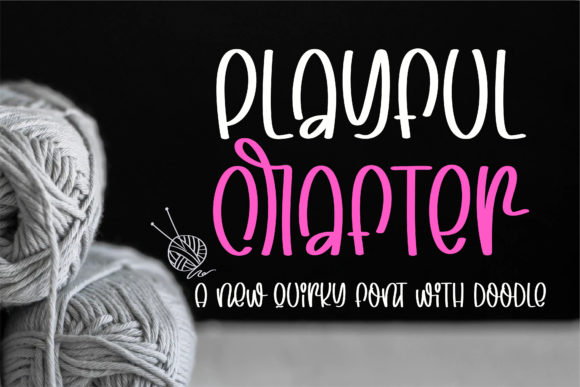 Playful Crafter: The Display Typeface for Joyful Campaigns