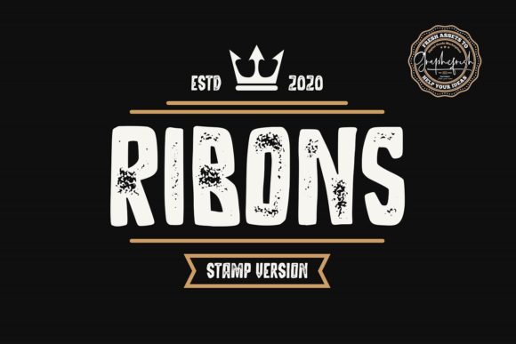 Ribons Display Font for Bold Digital Branding