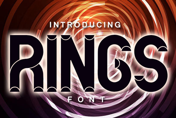 Rings Typeface: A Bold Display Font for High-Impact Branding