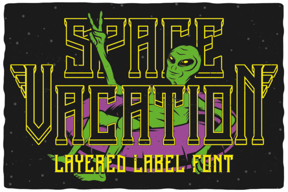 Space Vacation: A Bold Display Font for Eye-Catching Campaigns