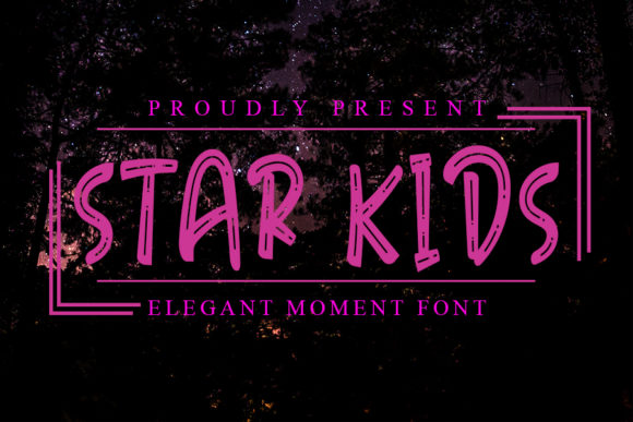 Star Kids: A Joyful Display Font for Creative Projects