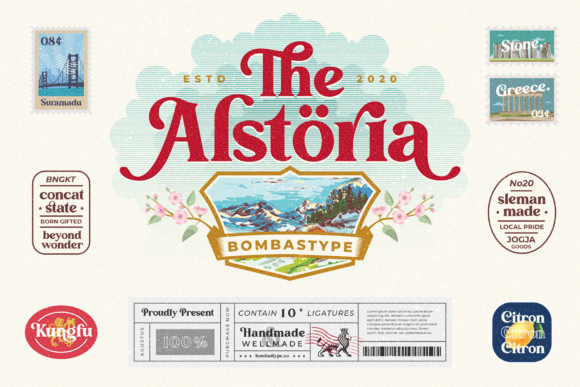 The Alstoria: A Bold Display Font for Creative Makers