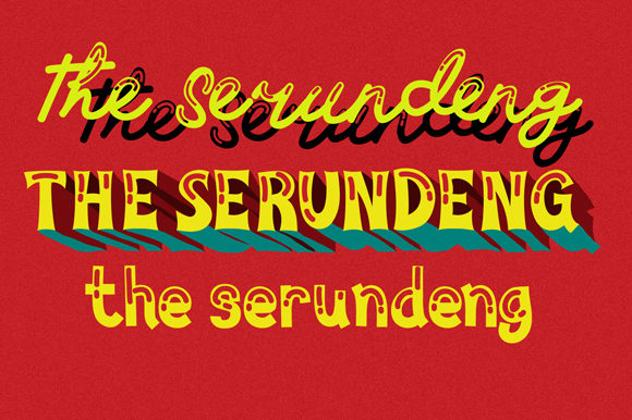 The Serundeng: A Premium Display Font for Editorial Excellence