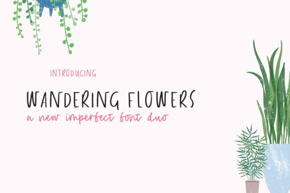 Wandering Flowers: A Display Font That Elevates Editorial Design