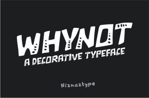 Whynot: The Friendly Display Font for Memorable Branding